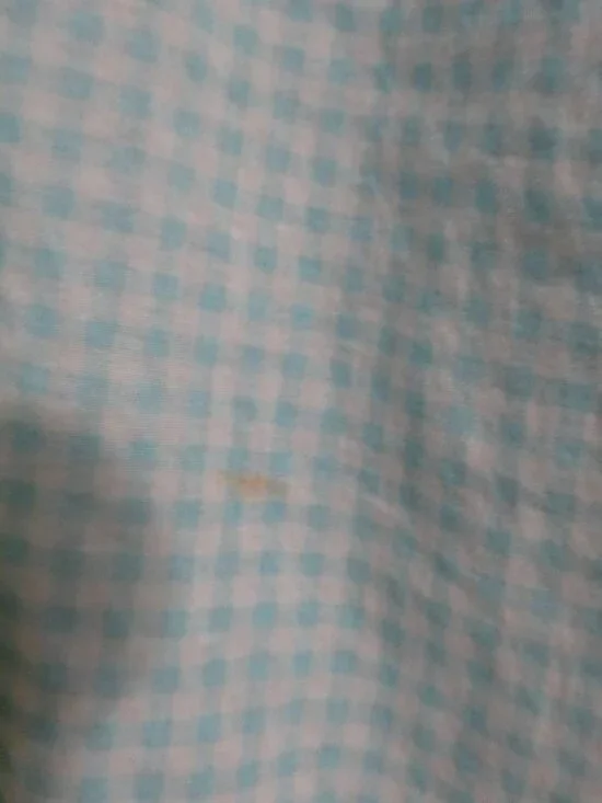 Handmade Pastel Colorblock Gingham Button-Down Shirt - P2P 21" - Picture 16 of 16